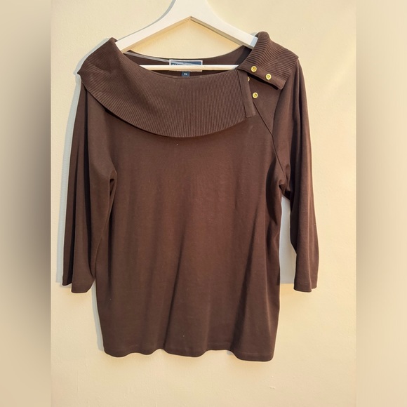 Karen Scott Brown Sweater – Size M – Cozy & Chic - Picture 2 of 6
